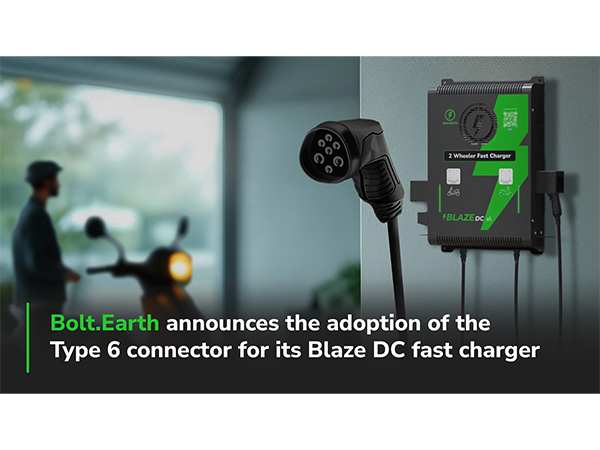 Bolt.Earth announces the adoption of the Type 6 connector for its Blaze DC fast charger