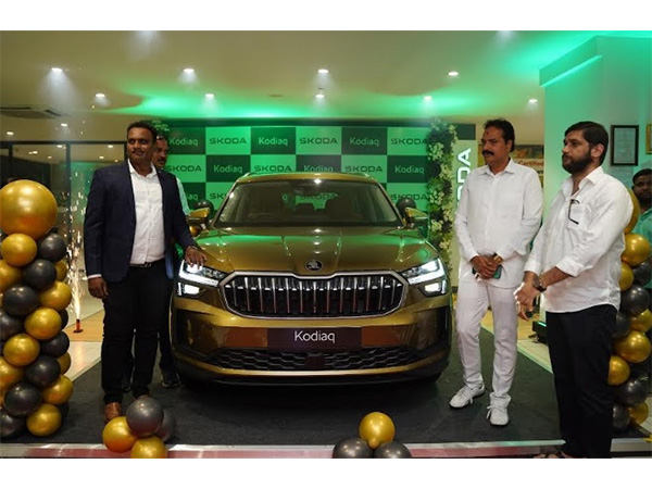 PPS Skoda launched all new Kodiaq by Jagadeshwar G, Corporator, GHMC, S Cecil, COO, PPS Skoda -Telangana & AP and other senior officials at PPS Skoda Kondapur showroom at Hyderabad