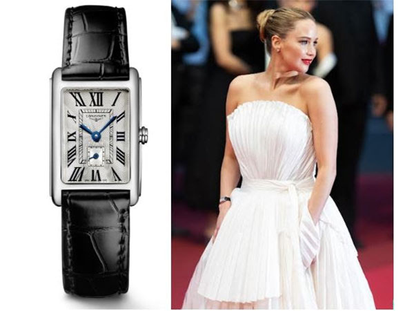 Jennifer Lawrence Wears Longines DolceVita at Cannes, Celebrating Timeless Elegance