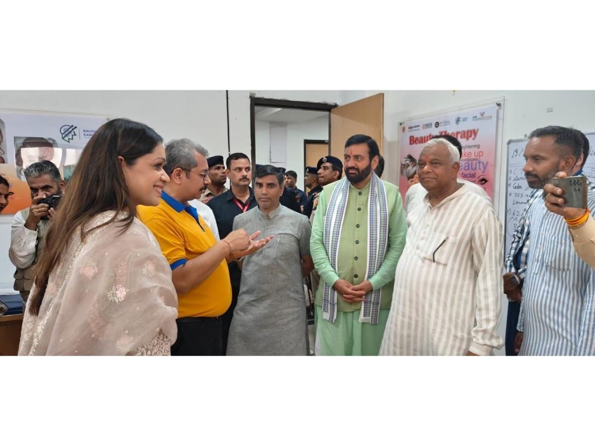 Haryana CM Nayab Singh Saini visits M3M Foundation's iMpower Academy in Panipat, endorses youth skill development.