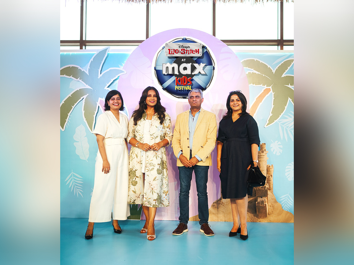 Pallavi Pandey, Bipasha Basu, Sumit Chandna & Priya Nijhara at the launch of Max Fashion x Disney's 9th collab -- a Lilo & Stitch-inspired collection.
