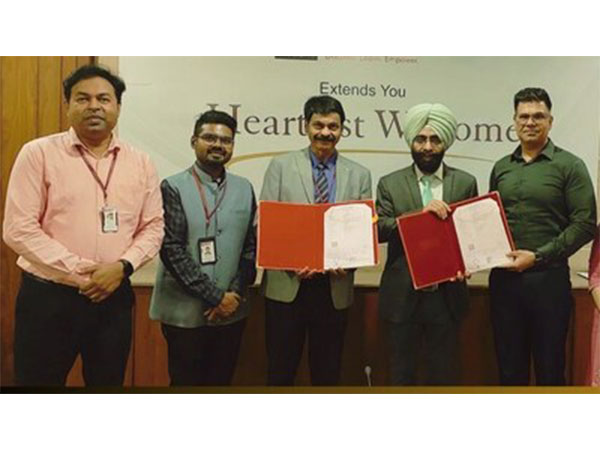 Chandigarh University Senior Officials Signing an MoU with Max Healthcare Institute Ltd at Chandigarh University Gharuan Campus