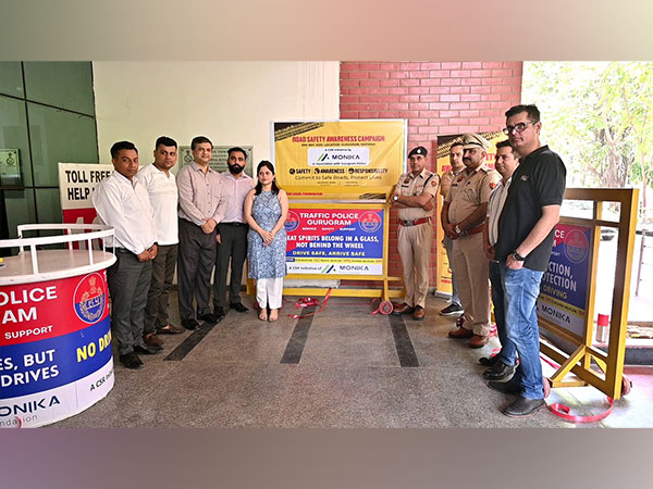 CCSE Team with Gurgaon Police and Members of Monika Foundation at the Project Completion