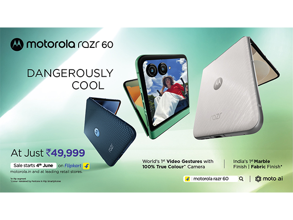 Motorola launches the razr 60 at just Rs. 49,999