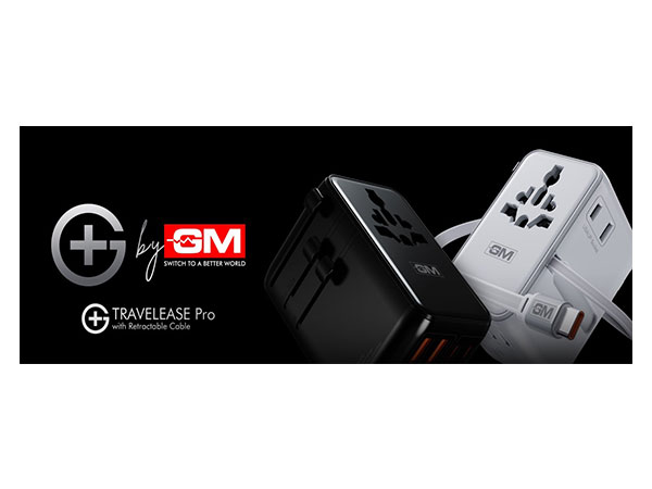 GM Unveils India's First Multi-Port Universal Travel Adaptor with Retractable Cable - G+ TravelEase Pro