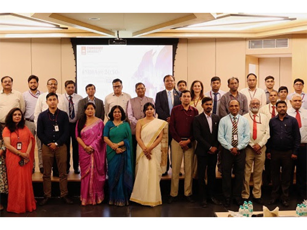 Experts participating in the panel discussion 'India @2030' organized by Chandigarh University Uttar Pradesh