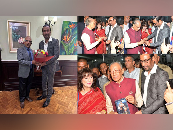 In Picture from Left : President Dharam Gokhool & Suchhi Kumar, Lady Sushil Ramgoolam & PM Navin Ramgoolam
