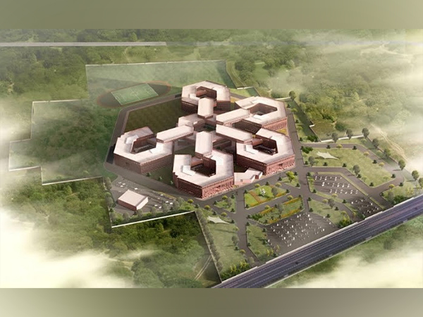 An aerial view of Chandigarh University Lucknow Uttar Pradesh Campus; India's First AI Augmented Multi -Disciplinary Campus
