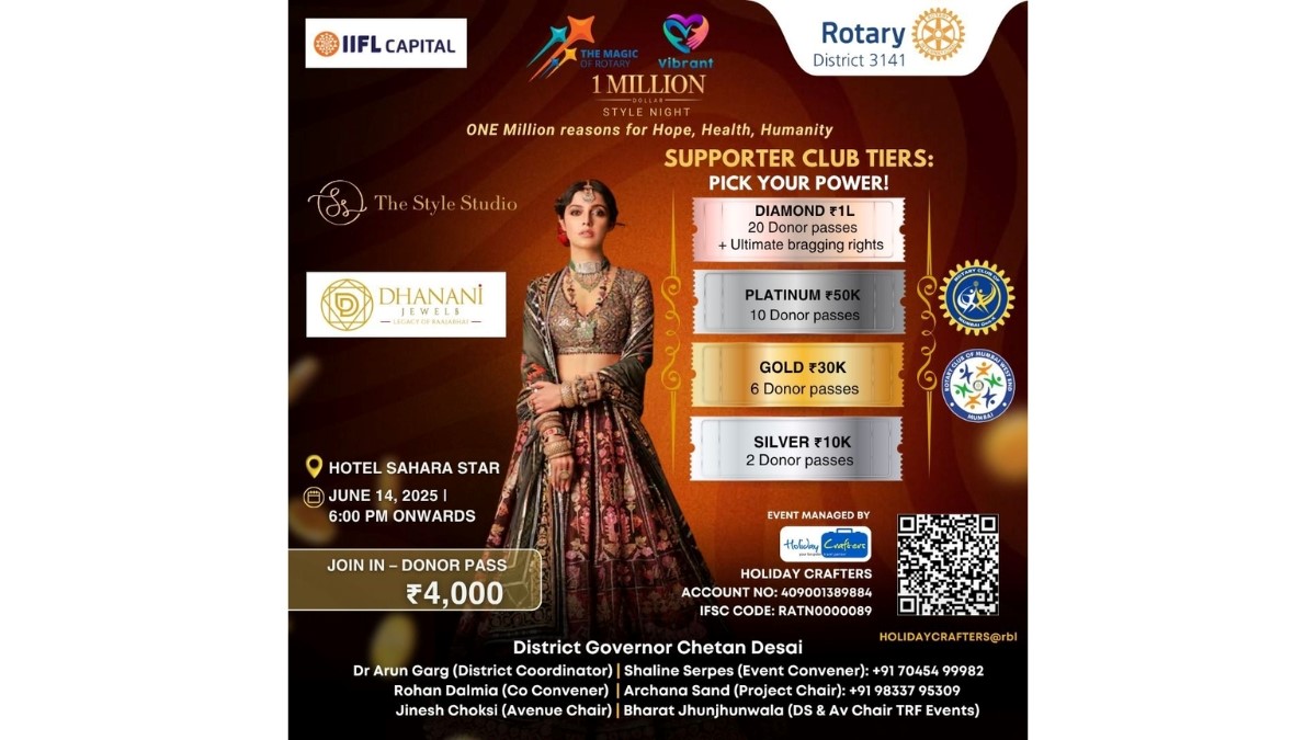 An Evening of Glamour, Grace, and Giving - 14th June 2025, at Hotel Sahara Star, Mumbai