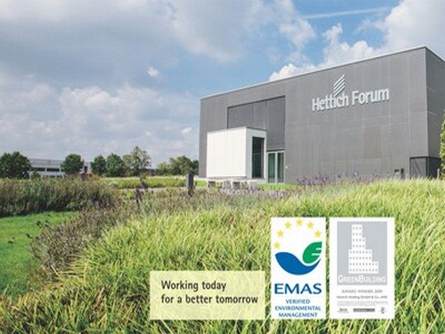Hettich's headquarters in Germany--setting the gold standard in sustainability, awarded the Green Building Award 2009