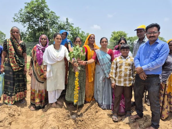 Tree plantation by Astral Foundation with local villagers of Keliya Vasna, Ahmedabad on World Environment Day
