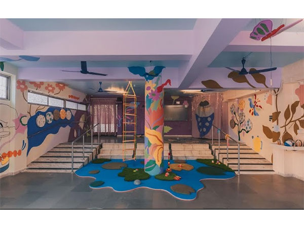 Asian Paints St+art India - Project Udaan, Arpan Charitable Trust interiors