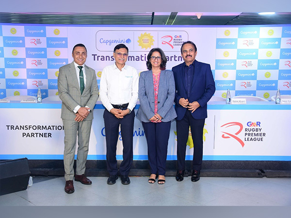Rahul Bose, President, Indian Rugby Football Union, Ashwin Yardi, CEO - India, Capgemini, Roma Nawani Sachdev, EVP and CMCO - India, Capgemini, Anil Radhakrishnan, CEO, GMR Enterprises