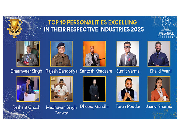 Top 10 Personalities Excelling in Their Respective Industries in 2025 by Webhack Solutions