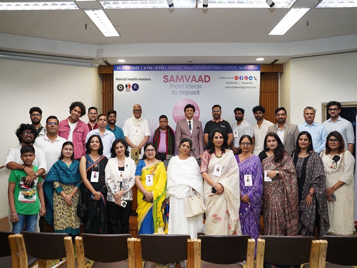 SAMVAAD - From ideas to impact: A Tapestry of Expression, Healing, and Mental Resilience Unfolds at IIC New Delhi