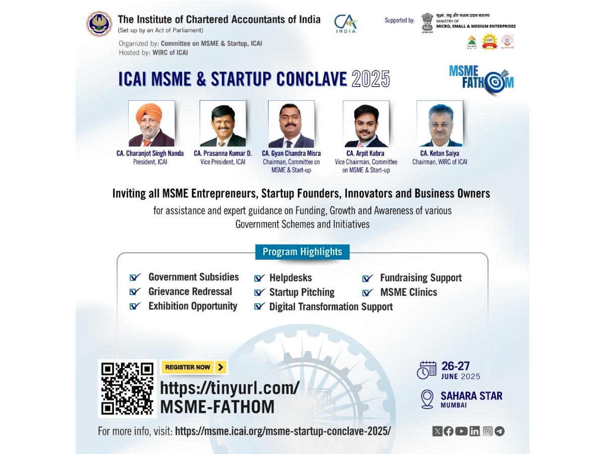 ICAI Pioneers Nationwide MSME Empowerment Drive for 'Viksit Bharat'
