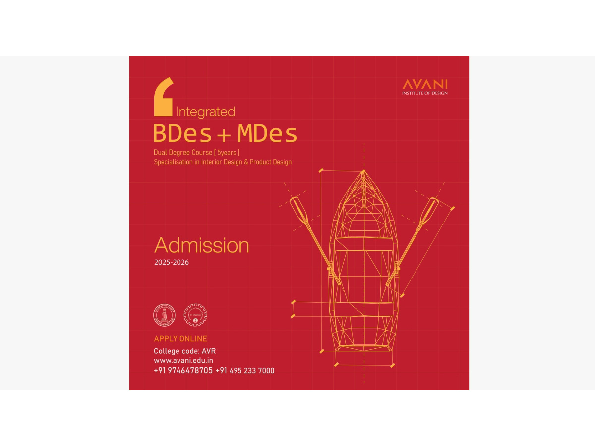 Avani Institute of Design Launches Innovative Five-Year Integrated B.Des + M.Des Dual Degree Program