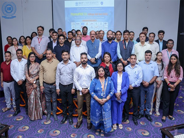 SGT University officials with HR heads from leading pharma companies during the Pharmacy Placement Drive "PharmaPICK 2.0"