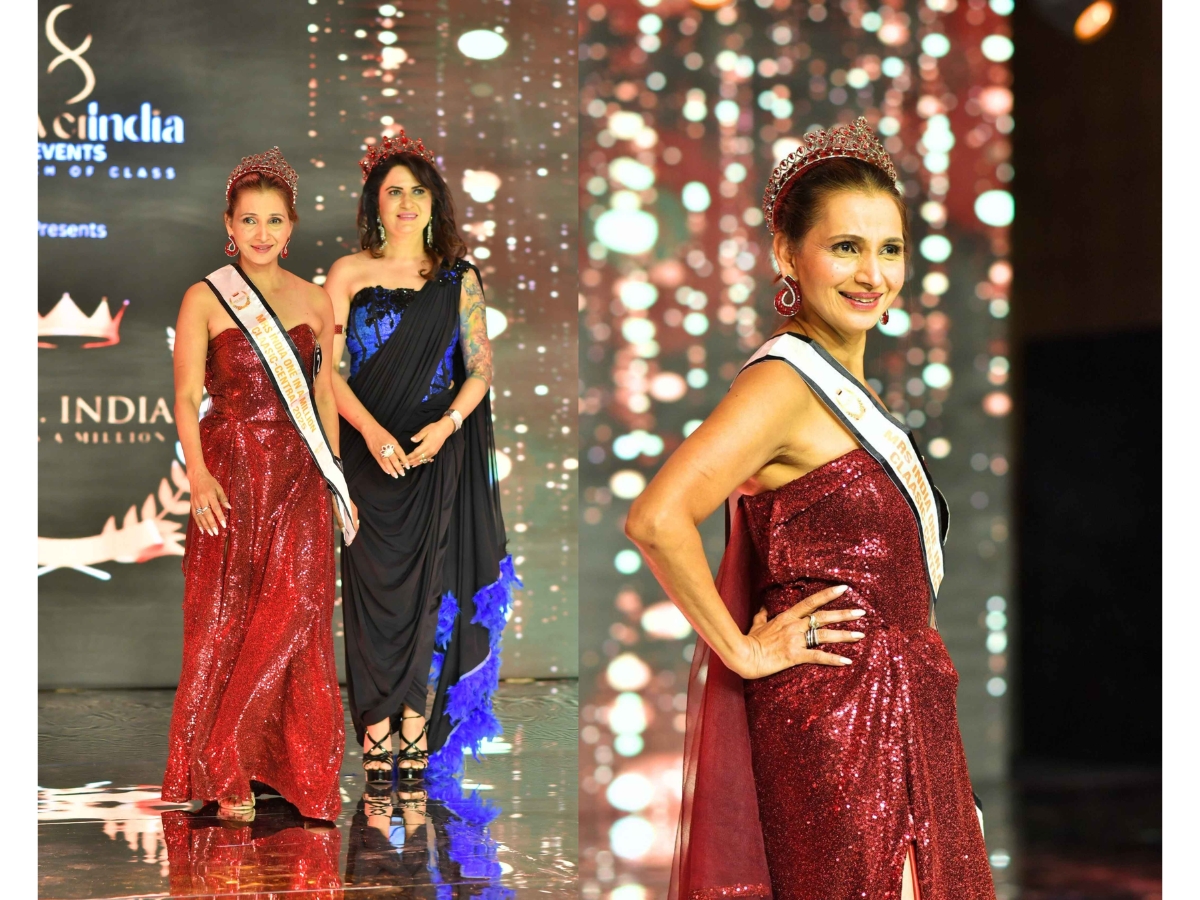 Mrs. India One in a Million 2025 - Season 5 Alka Goel, 58, Redefines Womanhood Zonal Winner (Central)
