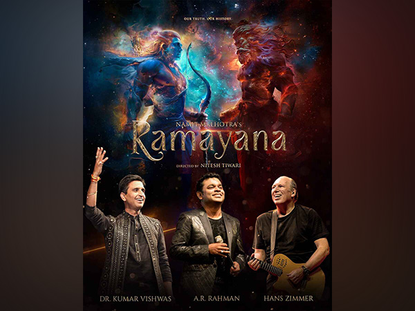 A historic first: Dr. Kumar Vishwas, A.R. Rahman, and Hans Zimmer unite to bring lyrical and sonic depth to Nitesh Tiwari's Ramayana.