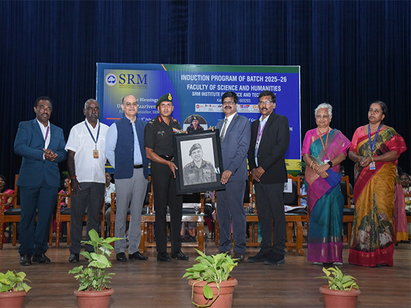 SRMIST leaders welcome the OTA Chennai Commandant, marking a visit that highlights academic collaboration and institutional excellence.