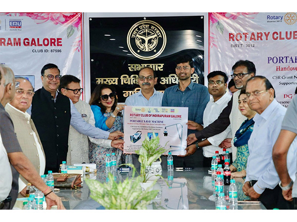 Revolution in Rural TB Diagnosis: Rotary Club Indirapuram Galore Donates Portable Digital X-ray Machine to Ghaziabad Health Department