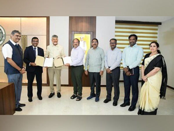 "Hon'ble CM N. Chandrababu Naidu joins dignitaries from NaBFID and APCRDA for the MoU signing, marking a key step in Andhra Pradesh's infrastructure growth."
