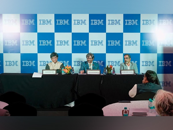 L to R: Viqaruddin Surki, Hari Ramasubramanian (IBM ICE, India/South Asia), Dr. N. K. Manjunath, Vice Chancellor, S-VYASA