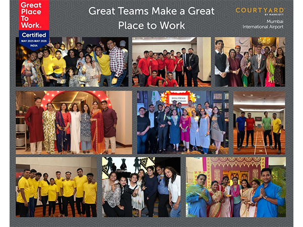 Congratulations from Nex News : Courtyard by Marriott Mumbai  Earns Prestigious 'Great Place To Work' Certification