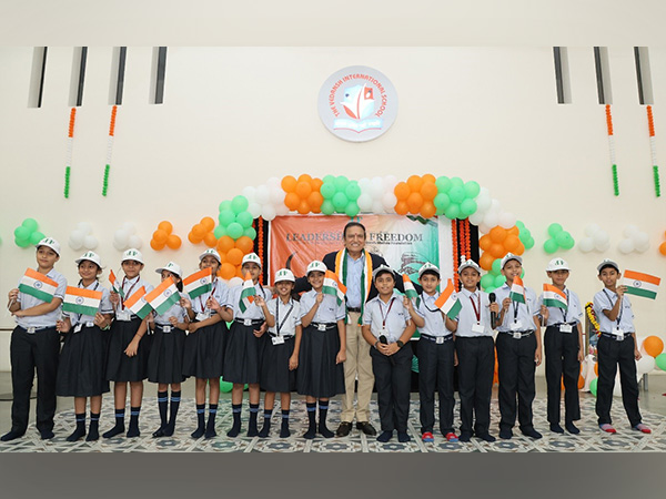 Dr. Dinesh Shahra Sparks Leadership Spirit at Vedansh International School's Independence Day Celebration