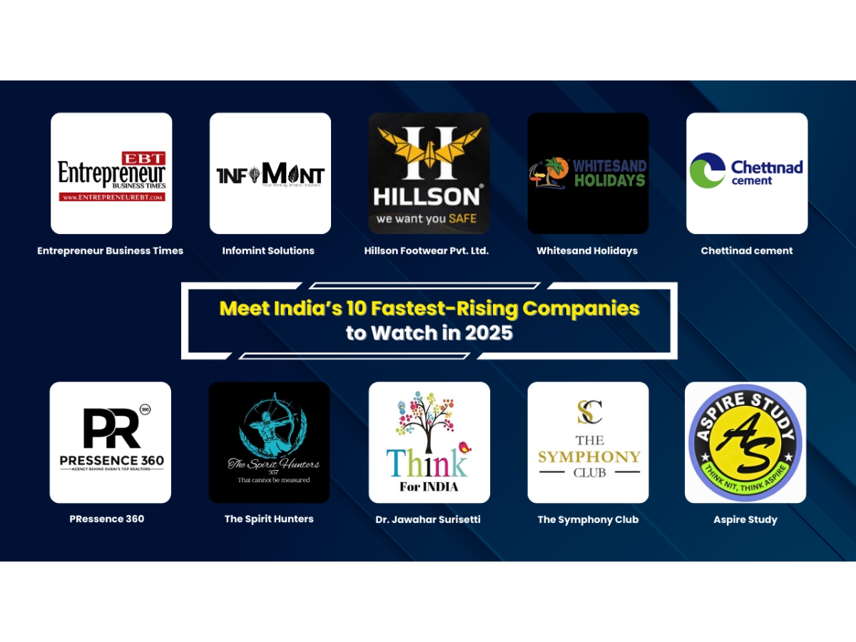 10 standout companies reflecting India's entrepreneurial spirit in 2025.