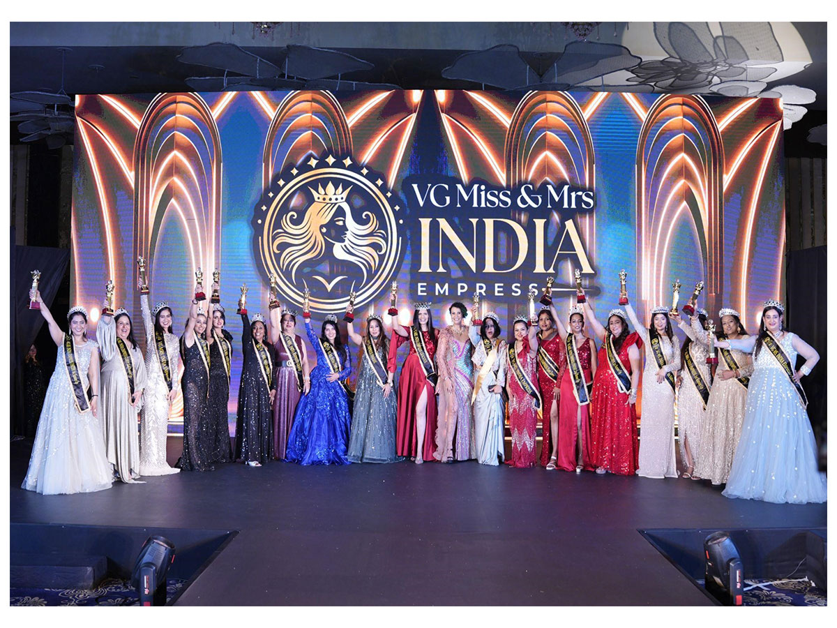 VG Miss & Mrs India Empress 2025 - Season 6 Crowned in Delhi with Royal Grandeur & Social Purpose