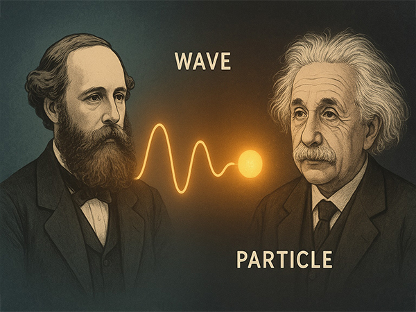 Sinha's work connects Maxwell's electromagnetic theory of light with Einstein's work on photons