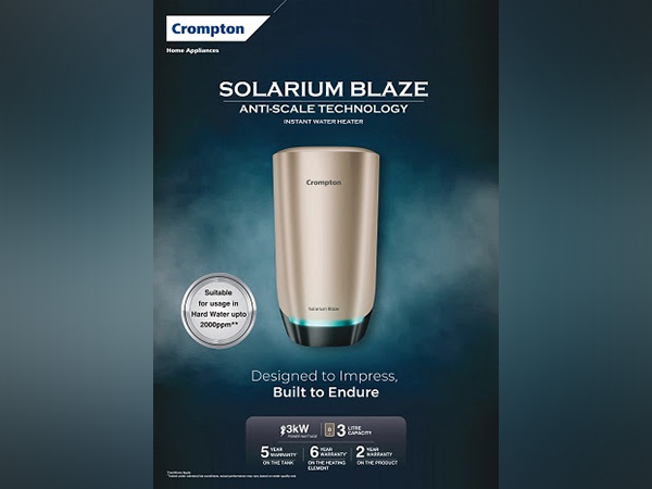 Crompton's Solarium Blaze Instant Water Heater