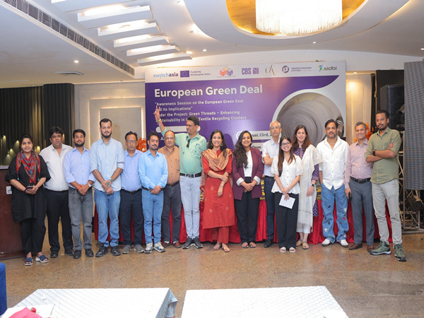 Experts from GFA, Reverse Resources & Green Story joined Foundation for MSME Clusters in Panipat for a session on the EU Green Deal under SWITCH-Asia's Green Threads project