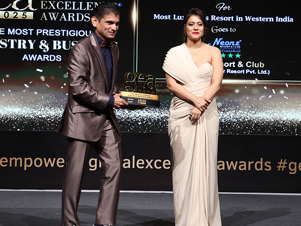Neonz Resort & Club Wins Most Luxurious Resort in Western India at Global Excellence Awards 2025 with Kajol Devgan
