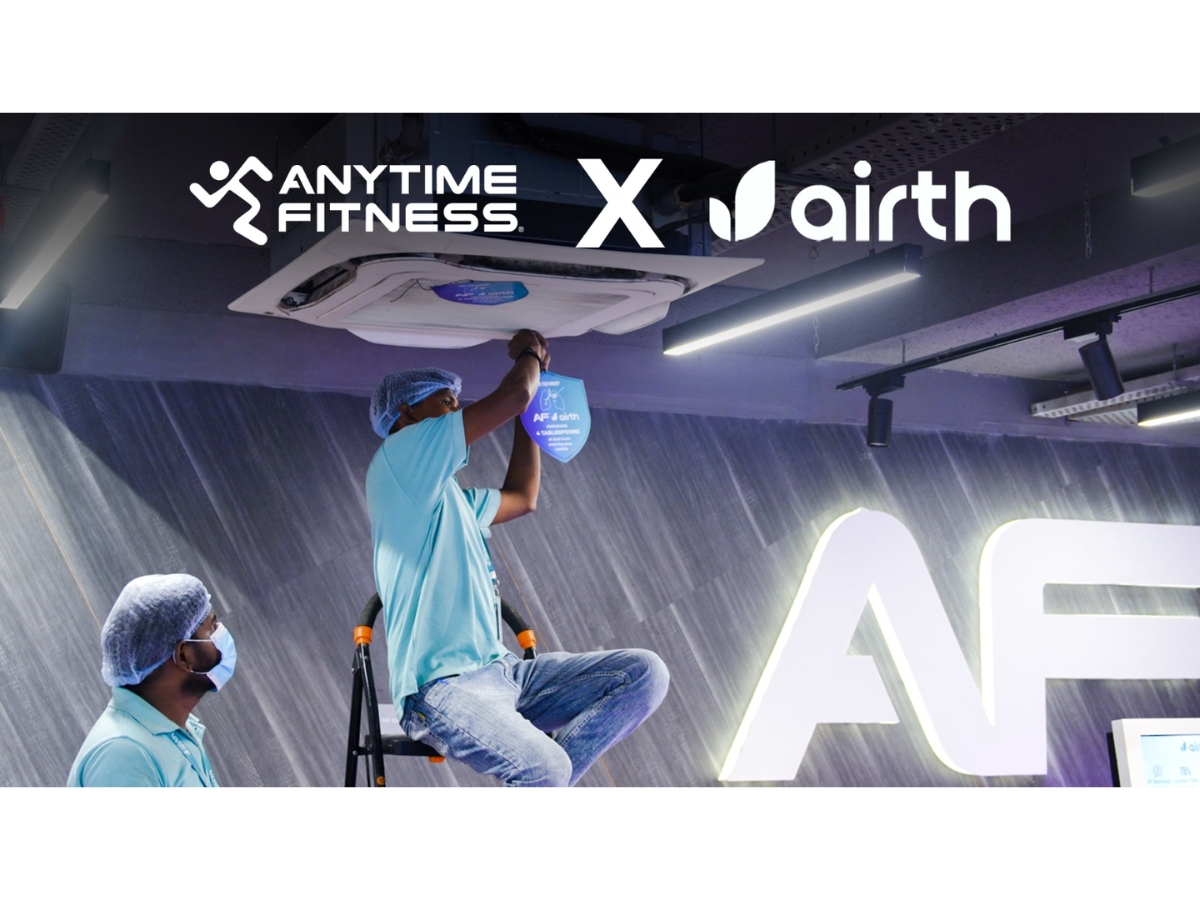 Anytime Fitness Partners with AIRTH to Launch India's First Clean Air Gym Movement