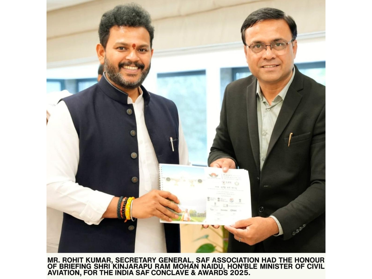 SAF Association to organize first India SAF Conclave and Awards 2025- "Powering the Future of Sustainable Aviation"