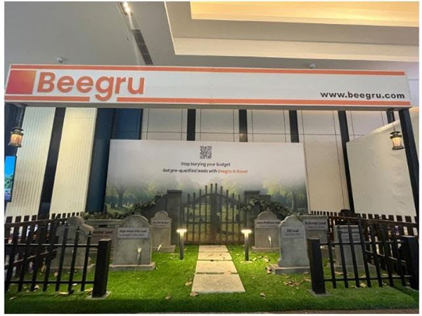 The Dead Leads Graveyard installation at the expo