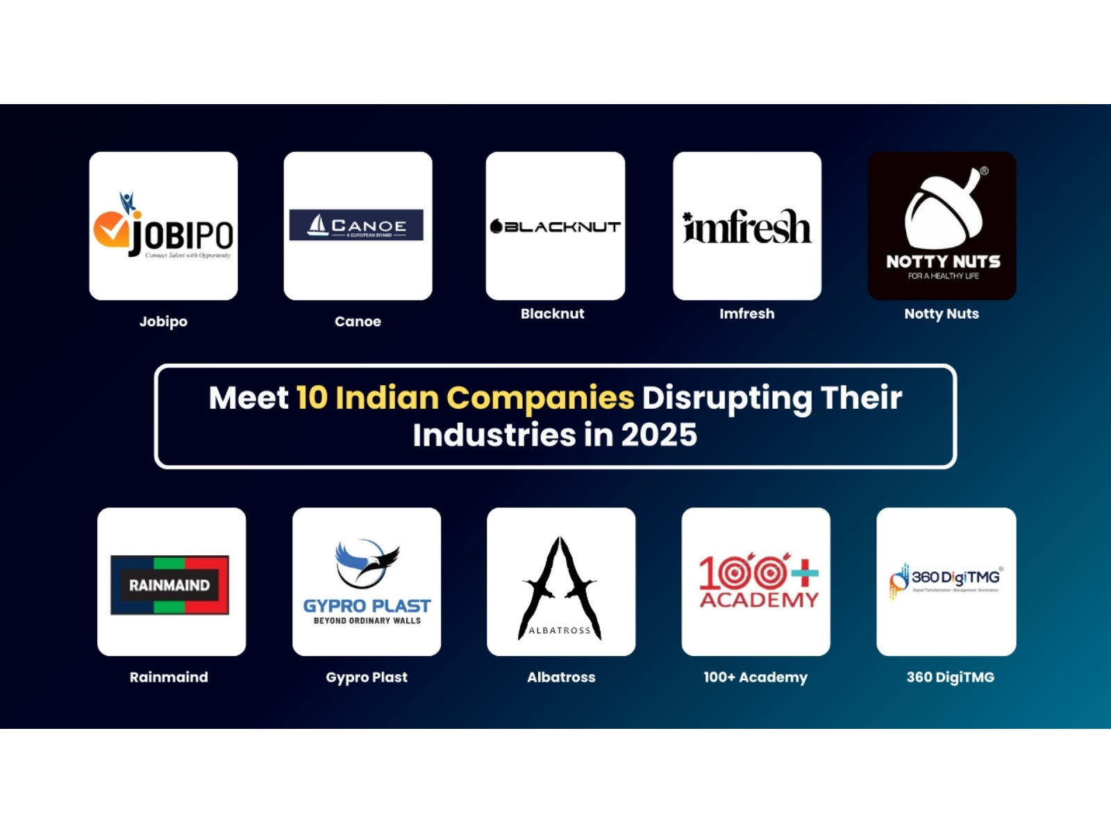 10 Trailblazers Leading India's Economic Transformation in 2025