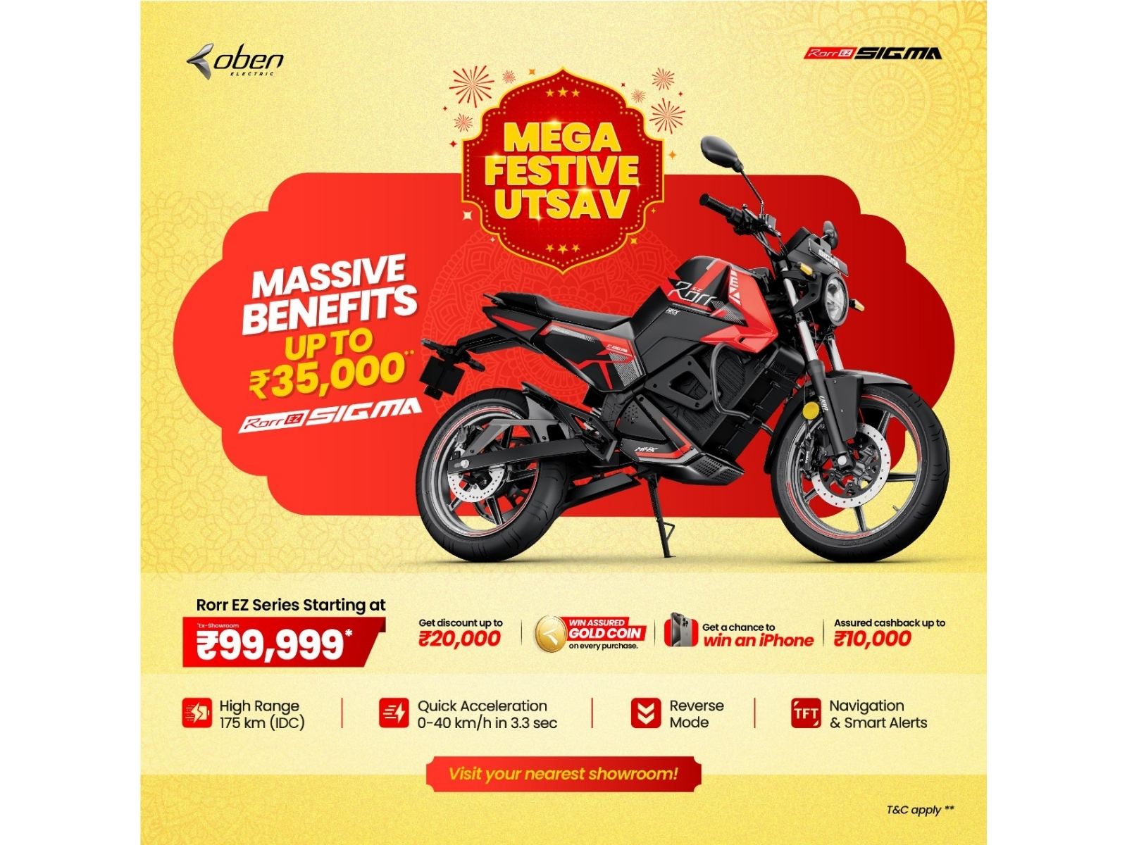Oben Electric Celebrates Festive Season with Attractive Offers on Rorr EZ Series