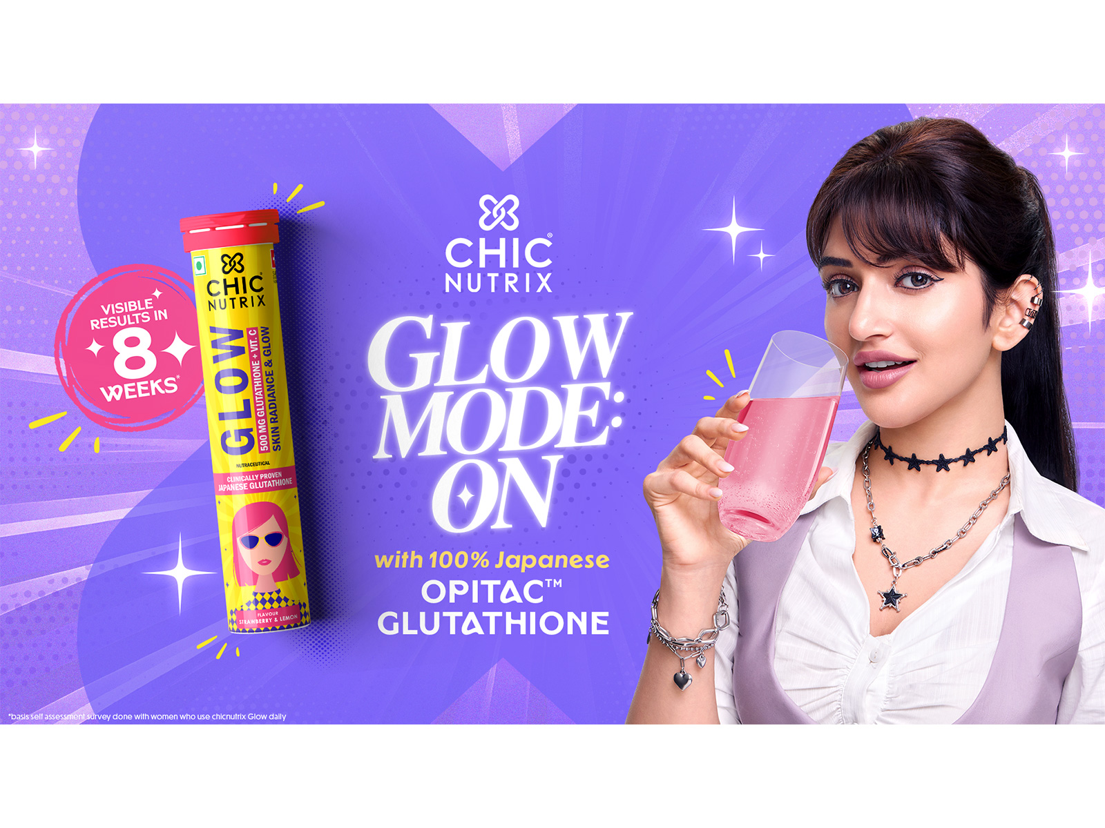 Sreeleela shines in Chicnutrix's latest campaign, Glow Mode On