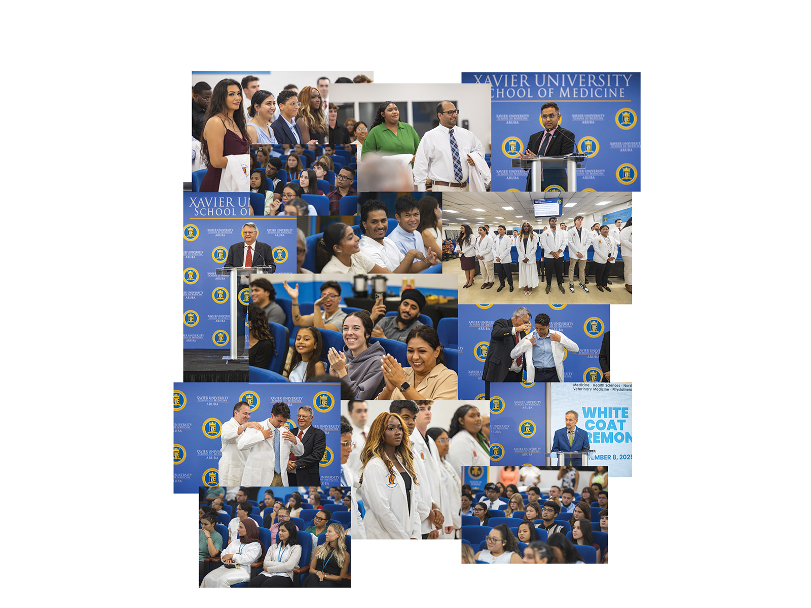 Xavier University School of Medicine - Aruba welcomes Fall 2025 Medicine, Veterinary, and Nursing cohort with Orientation & White Coat Ceremony
