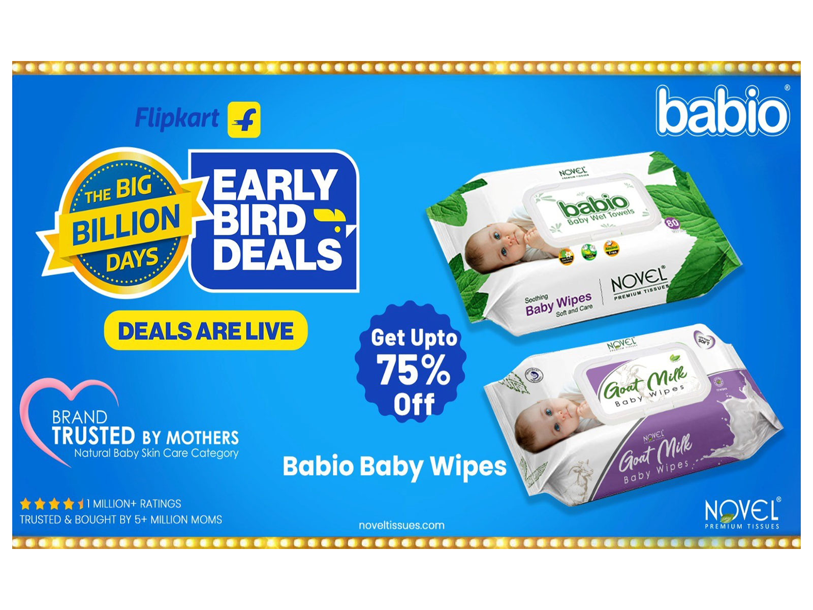 Why Novel Babio Baby Wipes are a Parent's Best Friend during these Flipkart Big Billion Days
