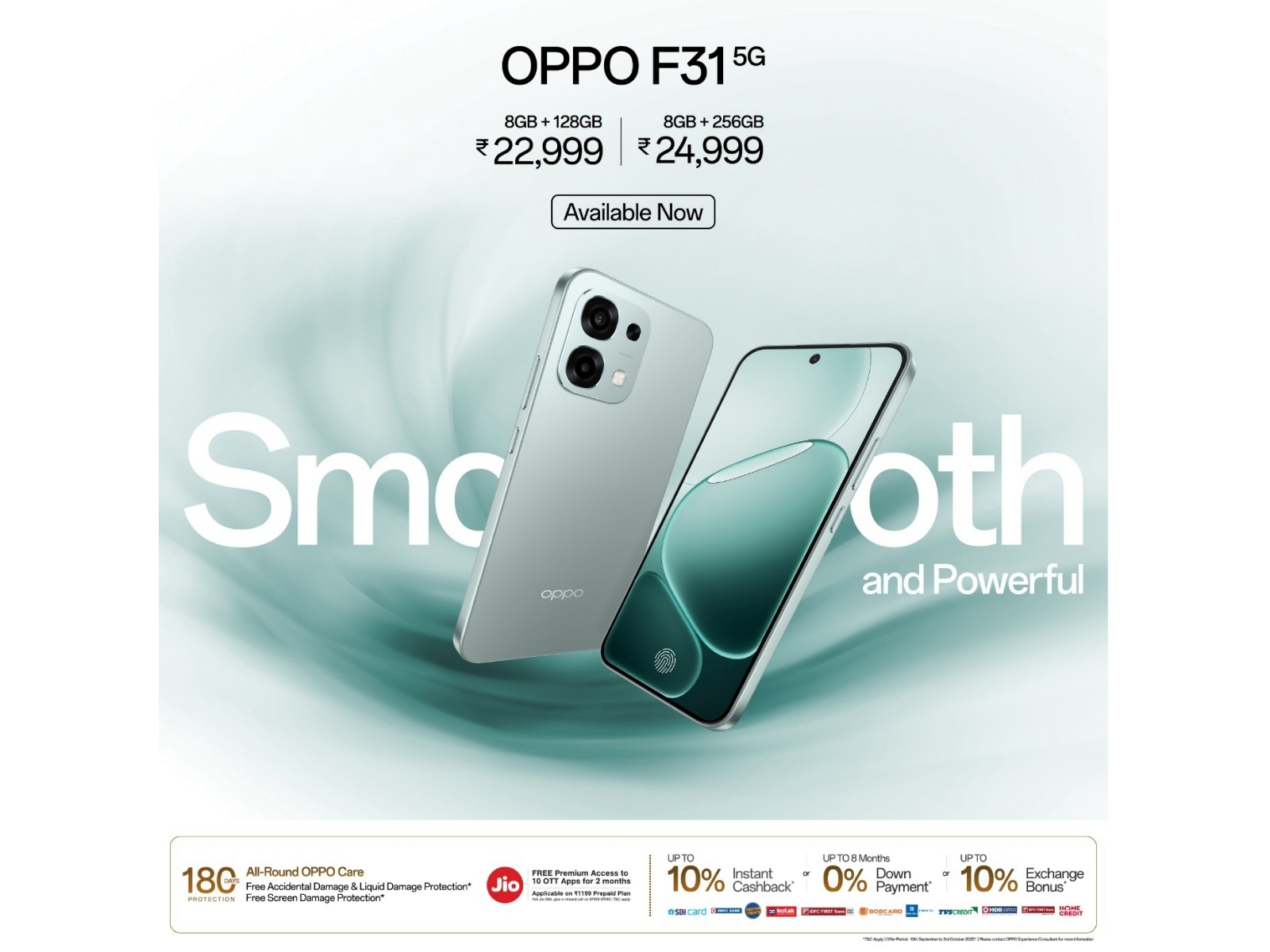 Celebrate the Festive Season with the All-New OPPO F31 5G - Available Nationwide from September 27 at INR 22,999