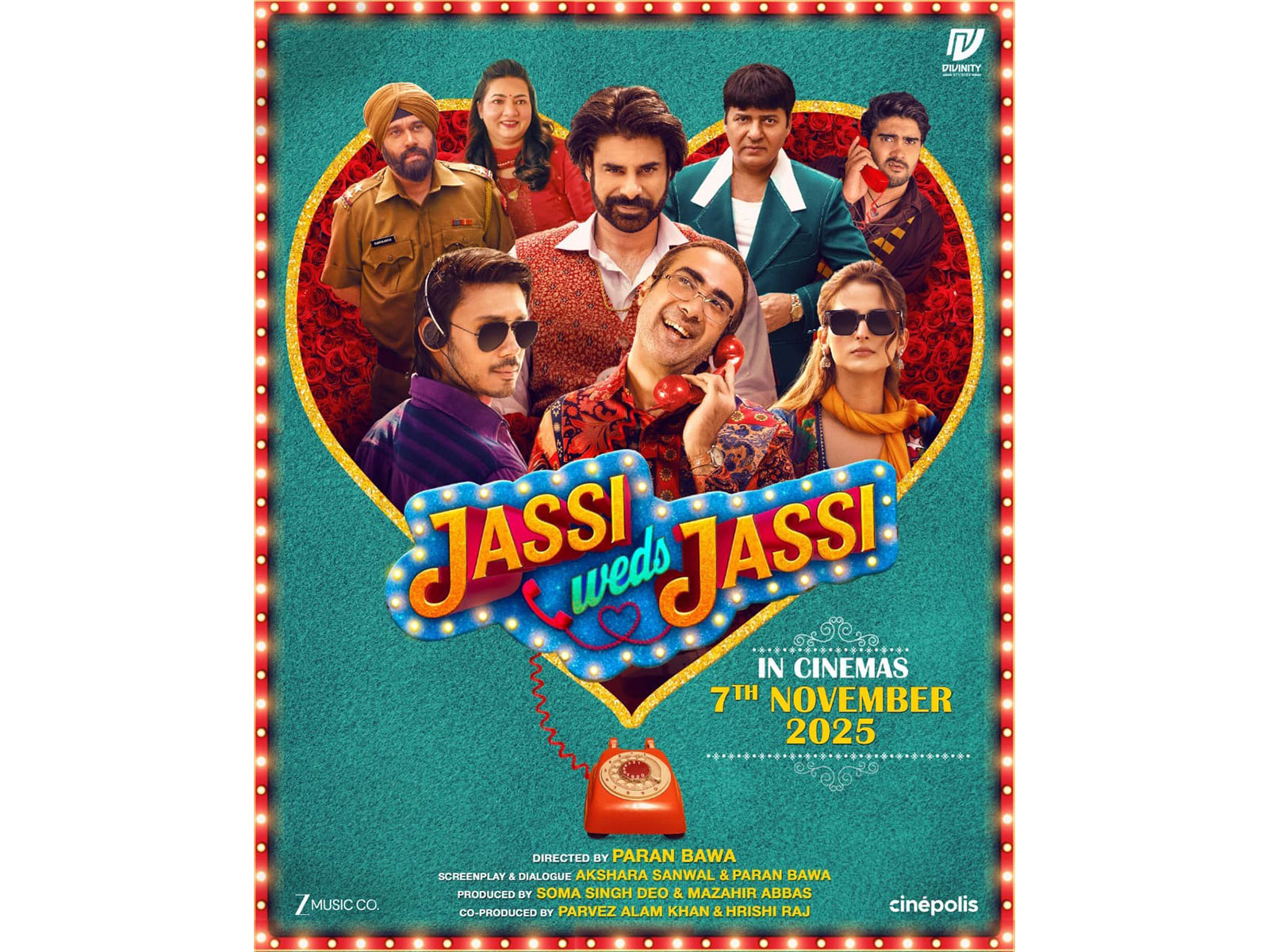 Many Jassis, One Shaadi, and Unlimited Masti!" - Motion Poster of Jassi Weds Jassi Promises a crazy, fun ride in cinemas This November 7th