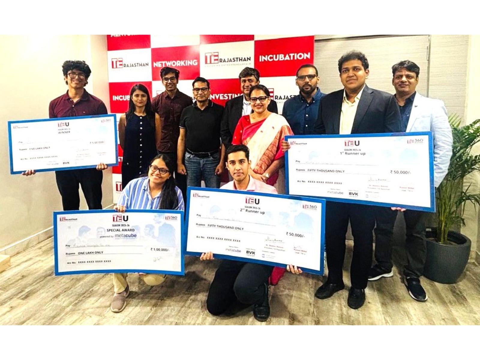 TiE U Rajasthan awards INR 7 Lakh in total prize money to emerging college innovators!