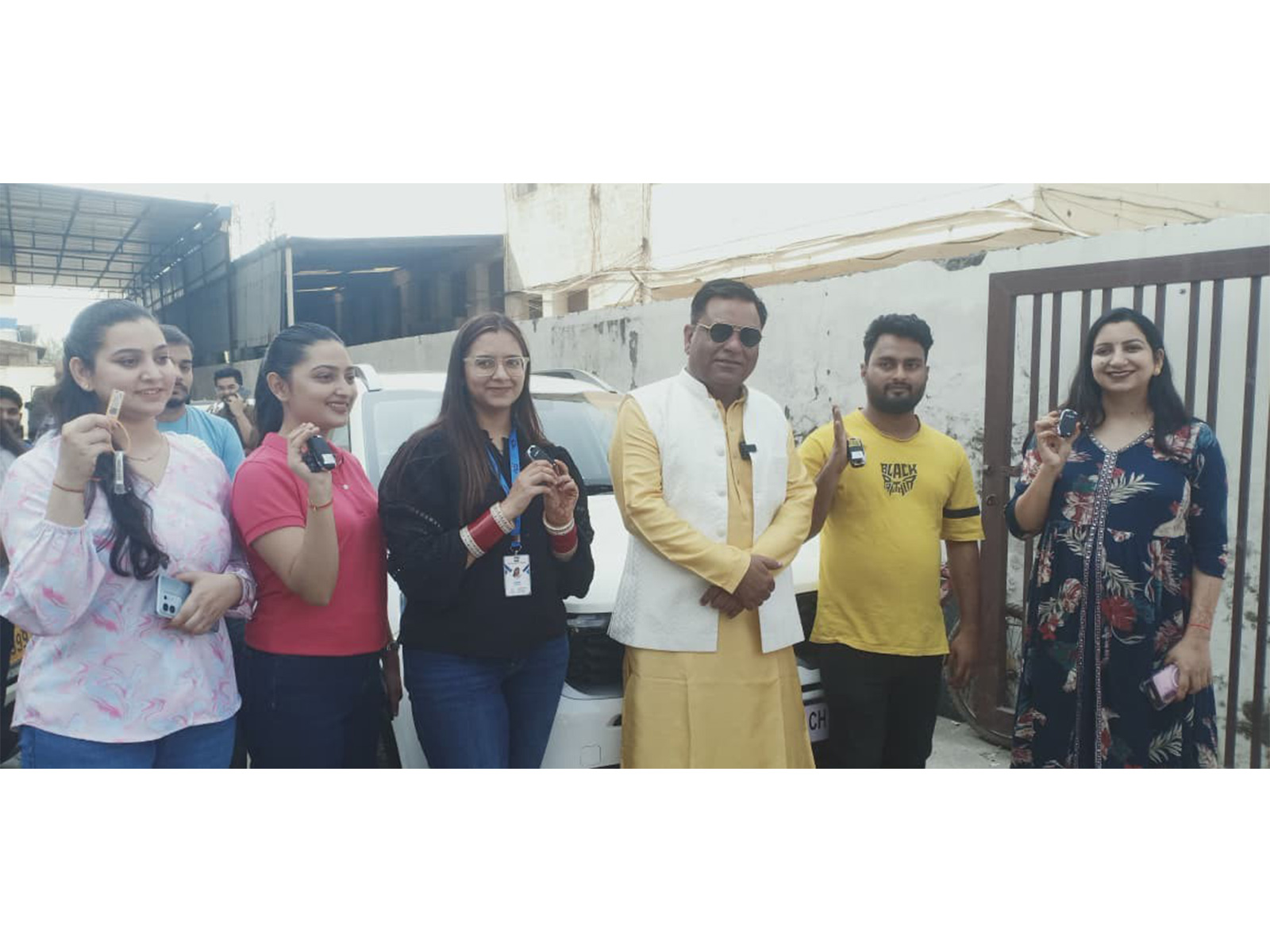 "MK Bhatia Goes Viral Again This Diwali -- Gifts Luxury Cars to his team for the Third Consecutive Year"