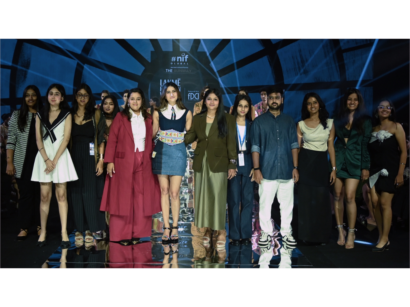 Star Power Meets Student Creativity: Palak Tiwari Walks for NIF Global 'The Runway' at Lakme Fashion Week x FDCI
