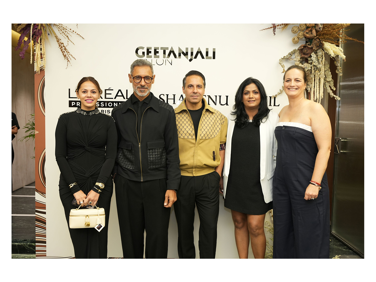 Sarika Israni, Director, Geetanjali Salon; Nikhil & Shantanu; L'Oreal Professionnel's Sonia Ravindran, Category Head & Mathilde Barthelemy-Vigier, General Manager